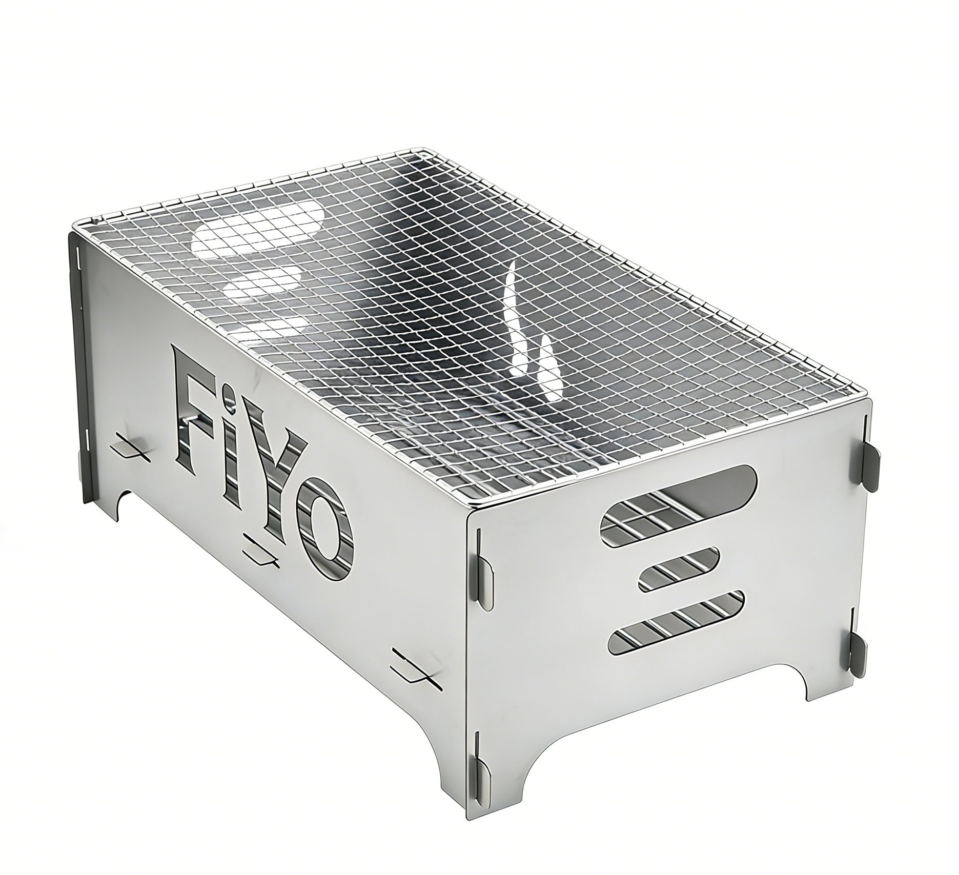 Stainless Steel Flat-Pack BBQ Grill