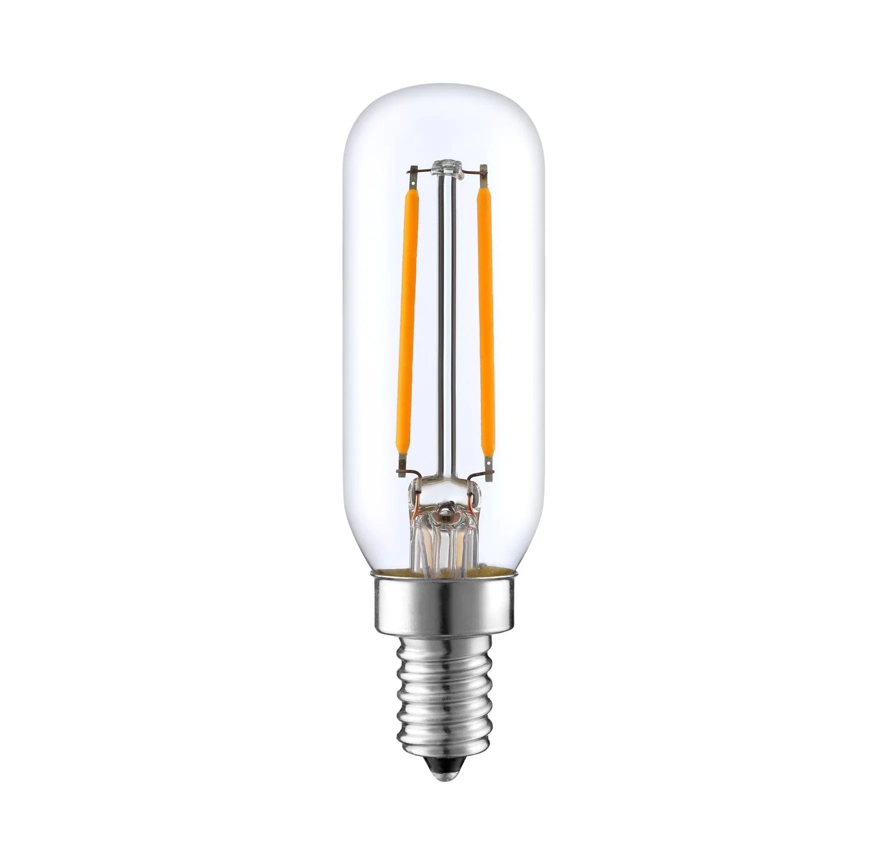 T-Series Vintage LED Filament Tube Bulb — 110V / 2W / E14 / 2200K