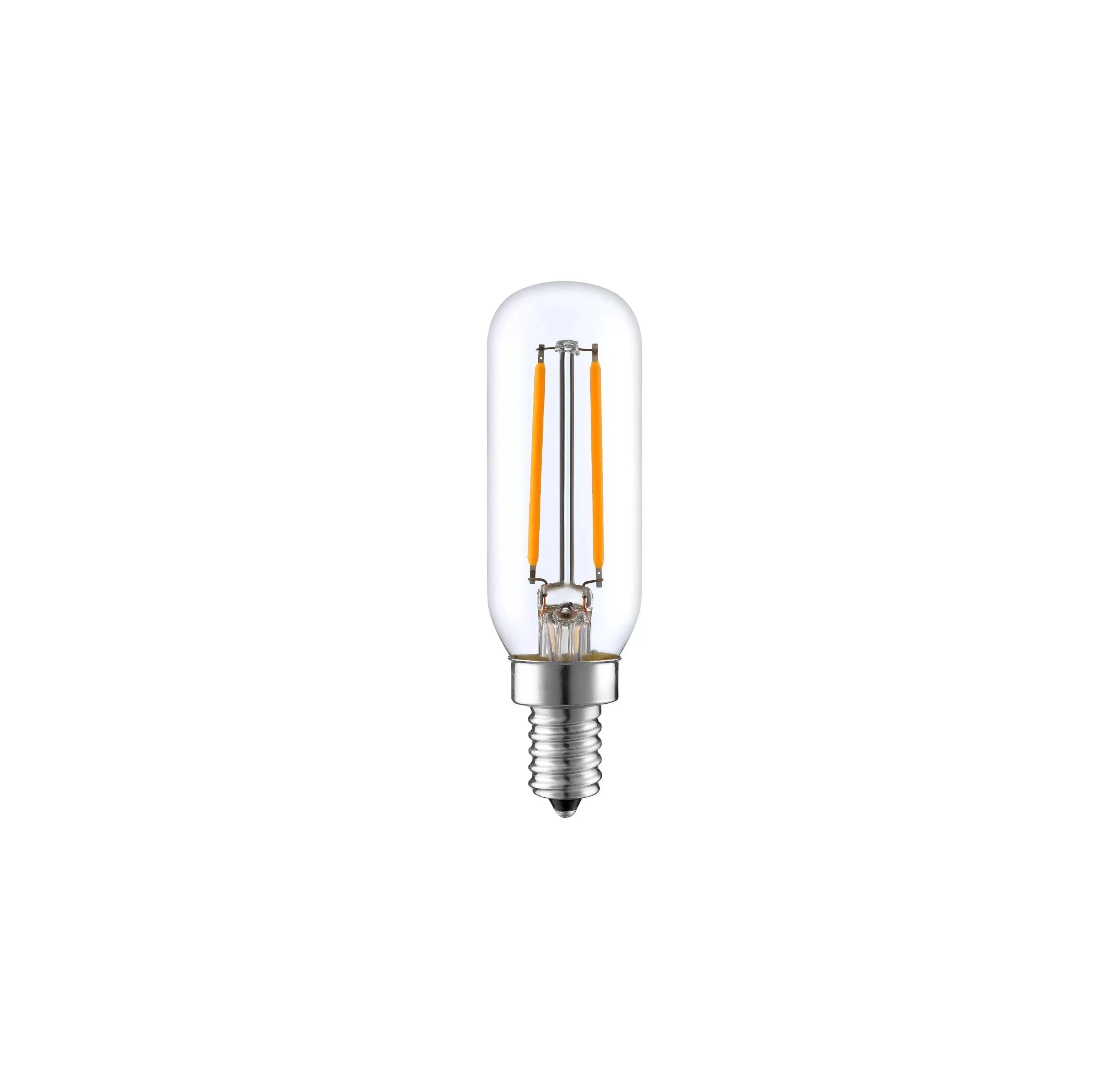 T-Series Vintage LED Filament Tube Bulb — 110V / 2W / E14 / 2200K