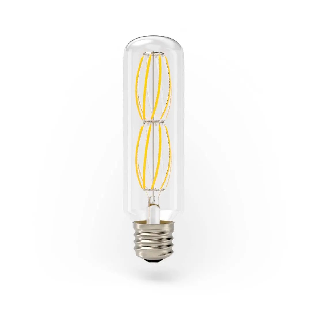 T-Series Vintage LED Filament Tube Bulb — 110V / 6W / E27 / 2700K
