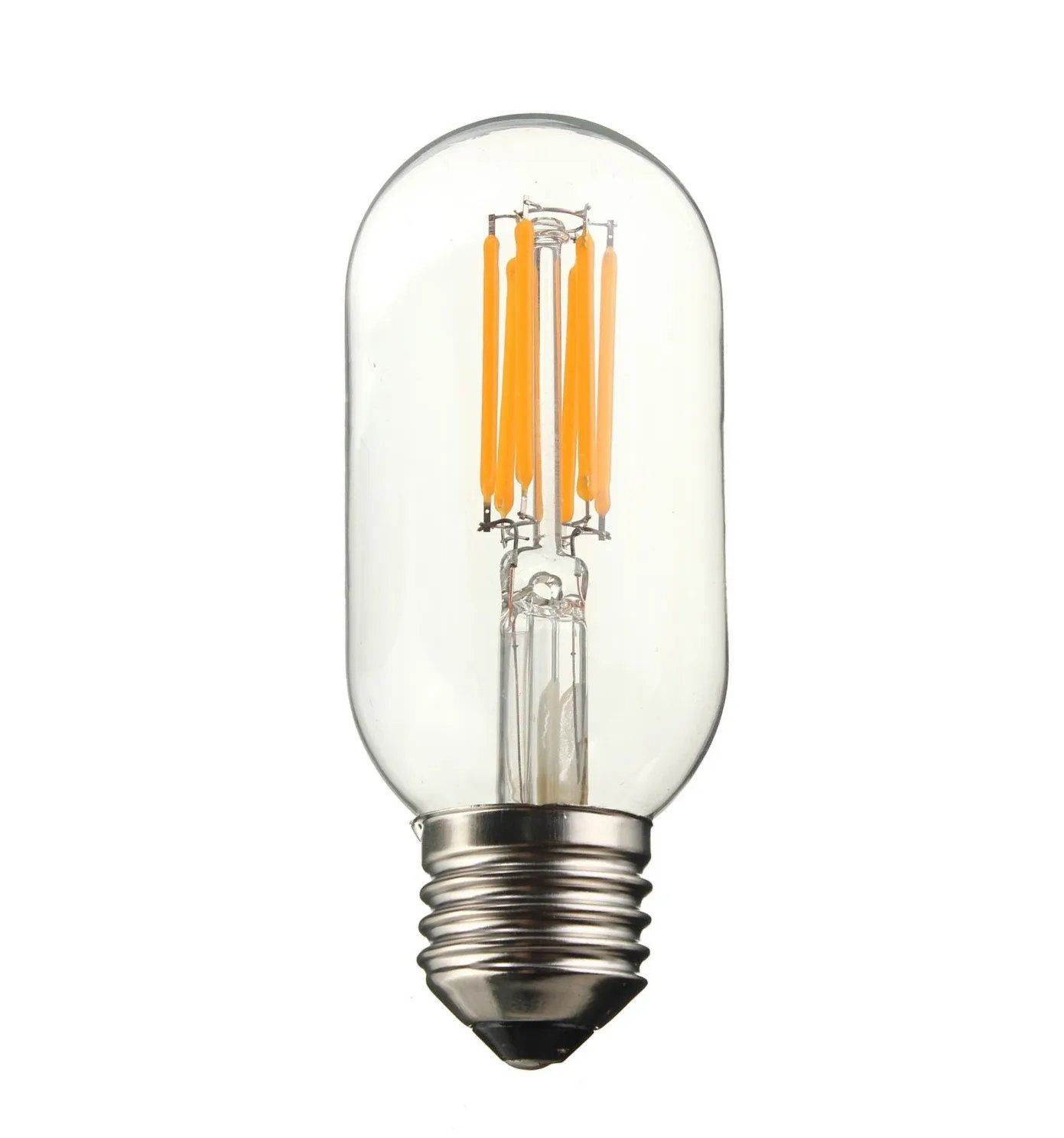 T-Series Vintage LED Filament Tube Bulb — 180–265V / 12W / E27 / 2700K